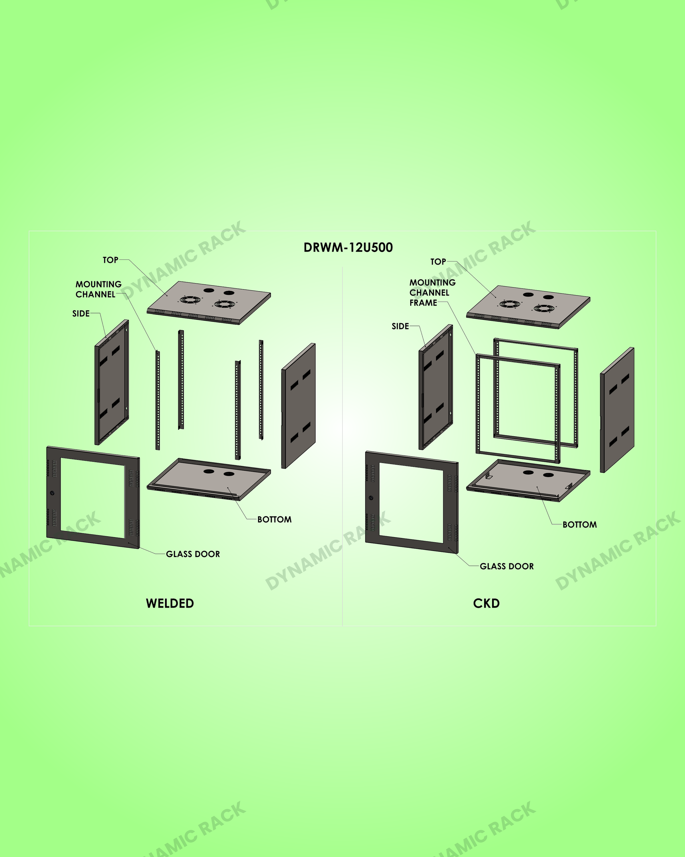 Wall Mount Rack 12U