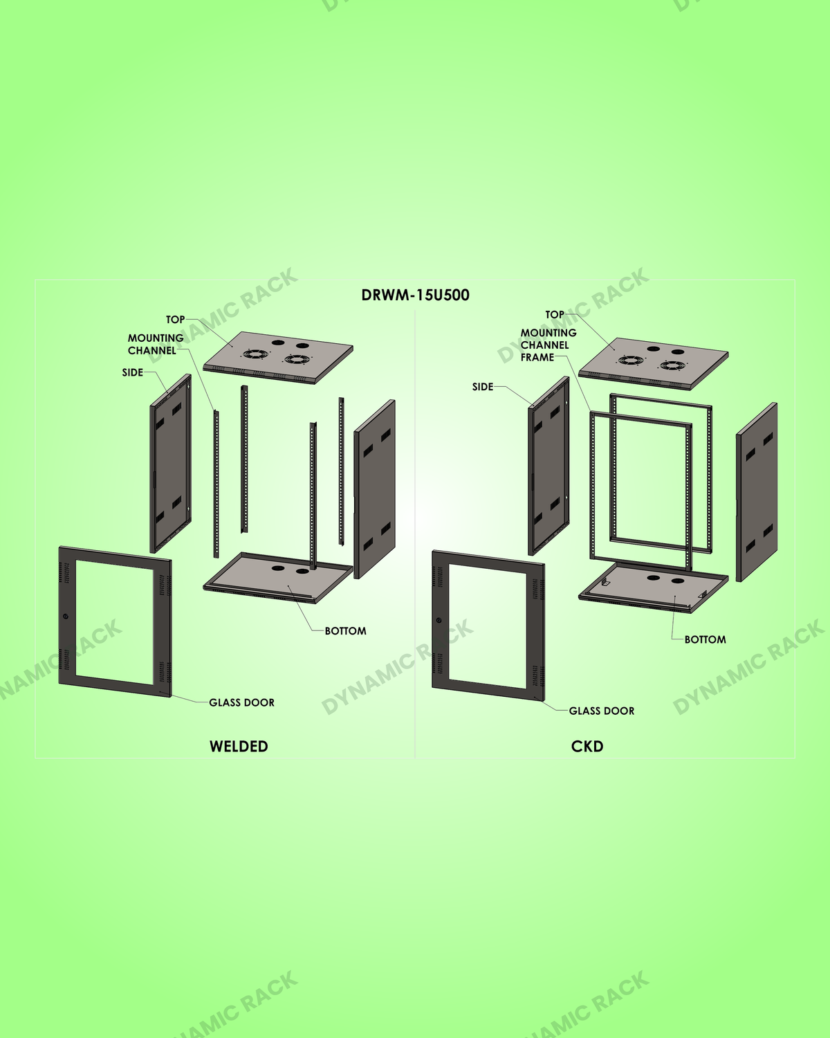 Wall Mount Rack 15U