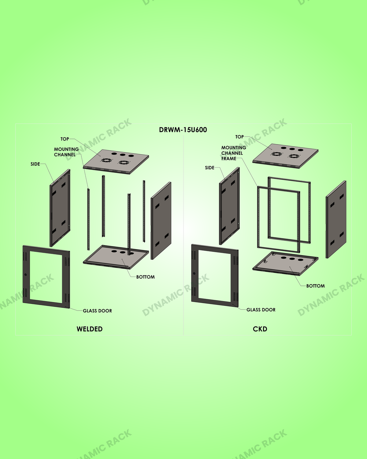 Wall Mount Rack 15U