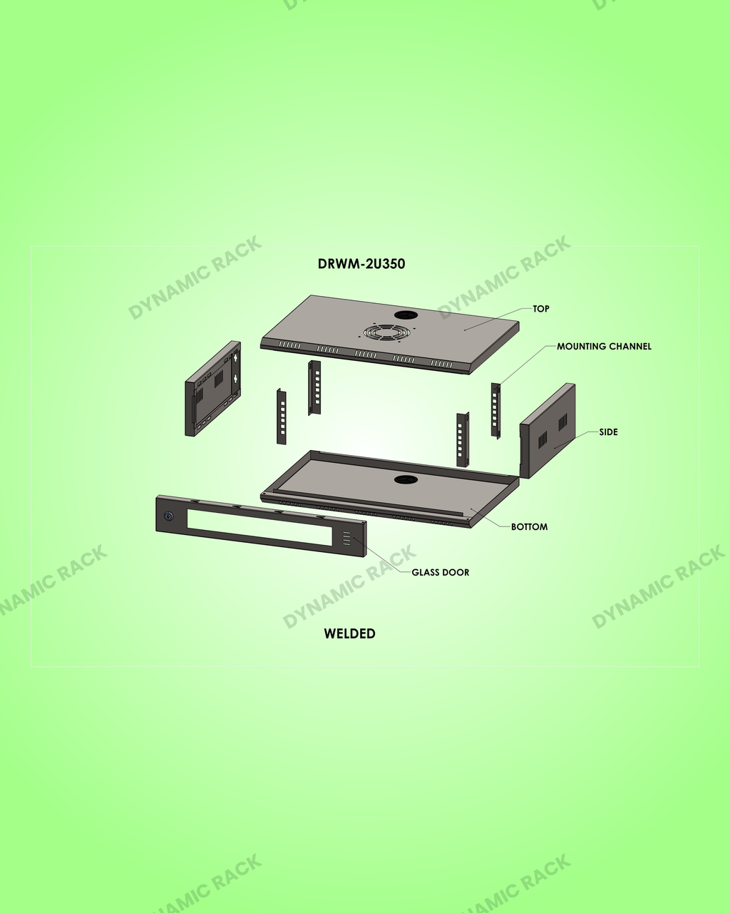 Wall Mount Rack 2U