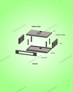 Wall Mount Rack 2U