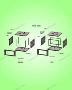 Wall Mount Rack 6U