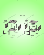 Wall Mount Rack 6U